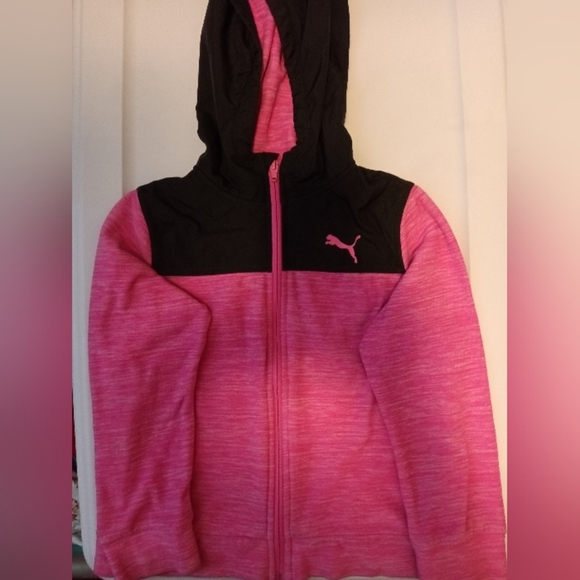 Puma High Performance Hooded Lightweight Fleece Zip Jacket - Picture 1 of 4